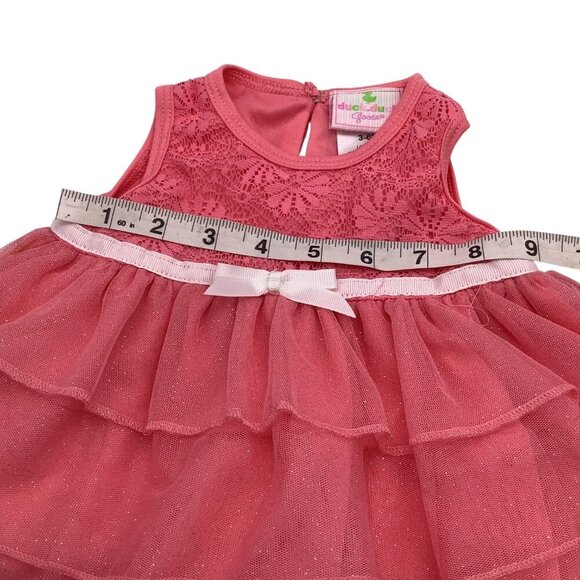 Duck Duck Goose Baby Girl Dress Pink 3-6M Sleeveless Crew Neck Button Closure - Picture 7 of 16